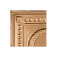 thumbnail image 1 of Fasade 12" x 12" Sample Ceiling Tile Polished Copper Rosette Design Glue Up Installation, 1 of 1