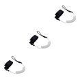 thumbnail image 2 of relayinert 1/2/3/5 Elastic Leash for Paddle Safety Rods and Boats Stretchable and Resilient Clear 45cm 3PCS, 2 of 6