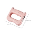 thumbnail image 3 of High-Frequency Percussion Fascia Massage Ring Handheld Belt Muscle Relaxation Tool Portable Massager Rechargeable Deep Tissue Vibration Body Massager in White Blue Pink, 3 of 7