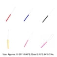 thumbnail image 1 of Outil Professionnel de Bouclage de Perles Manche en Plastique Enfileur de Rallonge Tricot Tressage Cheveux Perruque Couture Réparation Rose Rouge, 1 of 7