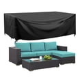 thumbnail image 1 of Housse de Protection pour Meubles de Jardin, Housse 180 x 120 x 74 cm 420D pour Meubles de Salon, Imperméable, Résistante aux UV, 1 of 5