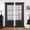 Black, variant on Semi Sheer Curtains for Bedroom Living Room, Premium Polyester Grommet Curtain Panels Light Filtering, Elegant Window Drapes with Wrinkle Resistant Easy Care Fabric, White