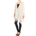 thumbnail image 3 of Womens Oversize Hand Beaded Fringed Sequin Evening Shawl Wrap, 3 of 5