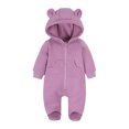 thumbnail image 1 of WEAIXIMIUNG 18 Boy Clothes Toddler Boys Girls Long Sleeve Solid Fall Winter Rompers Kids Jumpsuits, 1 of 3