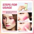 thumbnail image 3 of Cream Blush, 0.7 Oz Blush Stick Exquisite Design Long Lasting Multi Purpose Light And Breathable  For Salon For Girls, 3 of 8