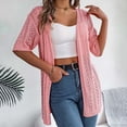 thumbnail image 2 of Duster Sweater Cardigan Open Knit Sweater Embroider Cardigan Womens plus Size Sweaters Knit Cardigans for Women plus Size Short Cardigan Womens plus Cardigans Womens Duster Cardigan 3x Sweaters, 2 of 4
