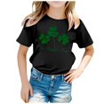 thumbnail image 1 of Kcodviy T-Shirts à Manches Longues à Col Rond Imprimés pour Enfants T-Shirt à Manches Courtes pour Enfants T-Shirts Avion pour Filles pour Garçons et Filles, 1 of 4