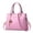 Z03-Pink, variant on Bmisegm Womens Tote Bag Fashion Handbags Ladies Purse Satchel Shoulder Bags Leather Bag Khaki One Size