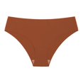 thumbnail image 4 of B91xZ Culotte Femme Invisible Sans Couture Bikini Demi-Couverture, Café, 4 of 4
