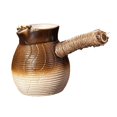 thumbnail image 4 of GROWTH TANK Ceramic Teapot Porcelain Tea Pot Loose Leaf Tea Pot Tea Kettles Tea Maker Kettle 401ml Yellow, 4 of 9
