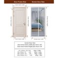 thumbnail image 2 of Amdohai Polyester Magnetics Screen Door Fly Insects Screen Door Net Screen Curtain Full Frame Adhesive Tape Keeps Mosquitoes Insects Bugs Out, 2 of 8
