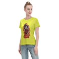 thumbnail image 4 of T-Shirt Basique à Manches Courtes pour Femmes Dragon Ball Little Goku, 4 of 6