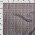 thumbnail image 3 of oneOone Rayon Orange Fabric Asian Ikat Craft Projects Decor Fabric Printed By The Yard 56 Inch Wide, 3 of 5