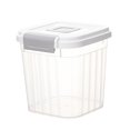 thumbnail image 2 of Lipstore Conteneur de Nourriture Sèche Conteneur de Stockage de Riz, Multifonction, Bac de Stockage de Riz Hermétique Distributeur de Riz pour Cuisine Sucre Noix Farine Transparent 5kg, 2 of 8