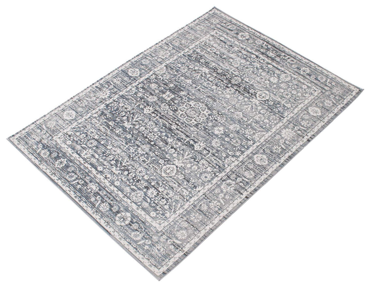 ECARPET Layla Cream, Grey Rug