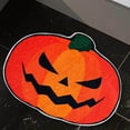 thumbnail image 4 of Halloween Pumpkin Bath Mat Non Funny Cute Microfiber Washable Absorbent Carpet Autumn Home Decoration Bathroom Shower Tub Rug, 4 of 6
