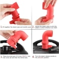 thumbnail image 4 of Egg Cooker Slow Cookers Cooker Cooker Hood Cooker Pots Silicone Steam Diverter Release Accessory Cabinets Protecter Guard Kicthen, 4 of 4