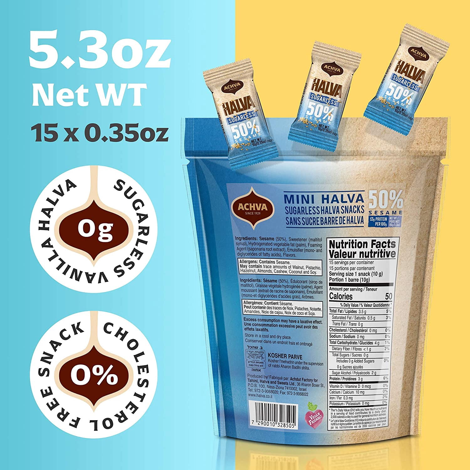 HALVA SNACKS MINI - FRENCH