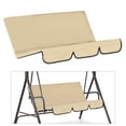 thumbnail image 4 of Garden Swing Seat Cover Patio Cushion Protection Bench Seat Replacement Cover Covers Beige, 4 of 8