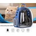 thumbnail image 3 of Pet Backpack Breathable Holes Pet Travel Carrier Backpack for Cats and Small Dogs, 3 of 4