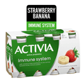 thumbnail image 1 of Activia Boisson de Yogourt Probiotique, Fraise-Banane, Système Immunitaire, 8x93ml, 1 of 7