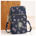 thumbnail image 2 of Woman‘s Cell Phone Bag with Large Capacity Wrist Strap Prints Design for Outdoor School Office Commute, 2 of 2