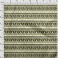 thumbnail image 3 of oneOone Georgette Viscose Fabric Leaves & Floral Block Print Fabric BTY 42 Inch Wide, 3 of 4
