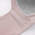 thumbnail image 3 of Diufon 2 Pack Wide Strap Bra for Women Everyday Front Closure Wireless Full Coverage Bras Soft Breathable Bra, 3 of 6