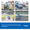 thumbnail image 4 of Tapo TP-Link Smart Video Doorbell Camera Wired, 2K 5MP, Color Night Vision, 180° Ultra-Wide FOV, 2-Way Audio, Free AI Detection, Cloud & SD Card Storage, Works w/Alexa & Google Home, D130, 4 of 7