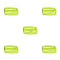 thumbnail image 3 of braveheart Buckle Colourful Lightweight Wear-resistant Waterproof Overall Clasp Replacement Easy Installment Distinctive Design Belt Clip Yellow 5Set, 3 of 6