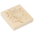 thumbnail image 3 of Wooden Cookie  Reusable Washable Carved Biscuit Press Stamp for Home Kitchen Baking, 3 of 7
