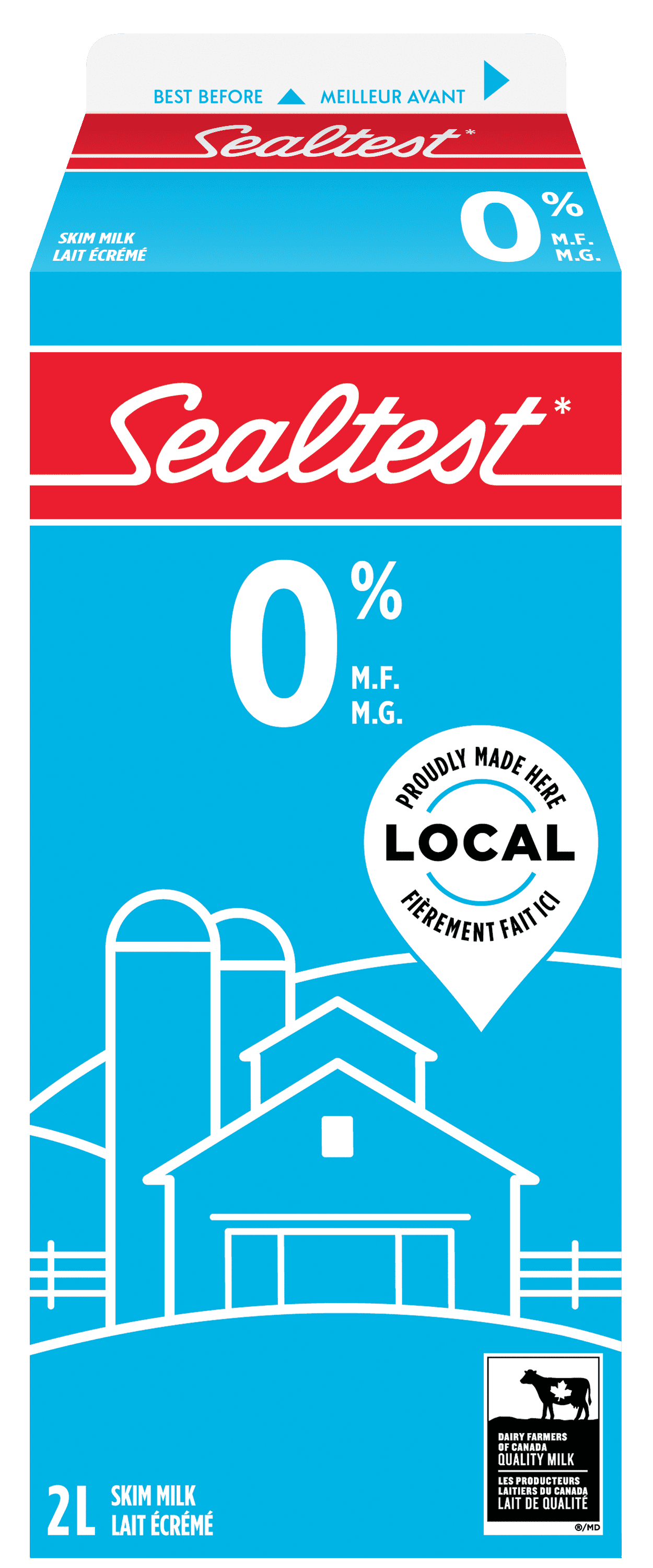 Sealtest Skim 0% Milk 2L