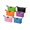 Pink/Purple/Green/LakeBlue/Black/Orange, variant on ComfiTime Makeup Bag - 6 Pack Travel Pouch, Waterproof Cosmetic Pouch, Cosmetic Bag, Small Travel Makeup Bag, Makeup Pouch, Toiletry Bag for Women, Men and Kids, Multi-Purpose Nylon Zipper Bag