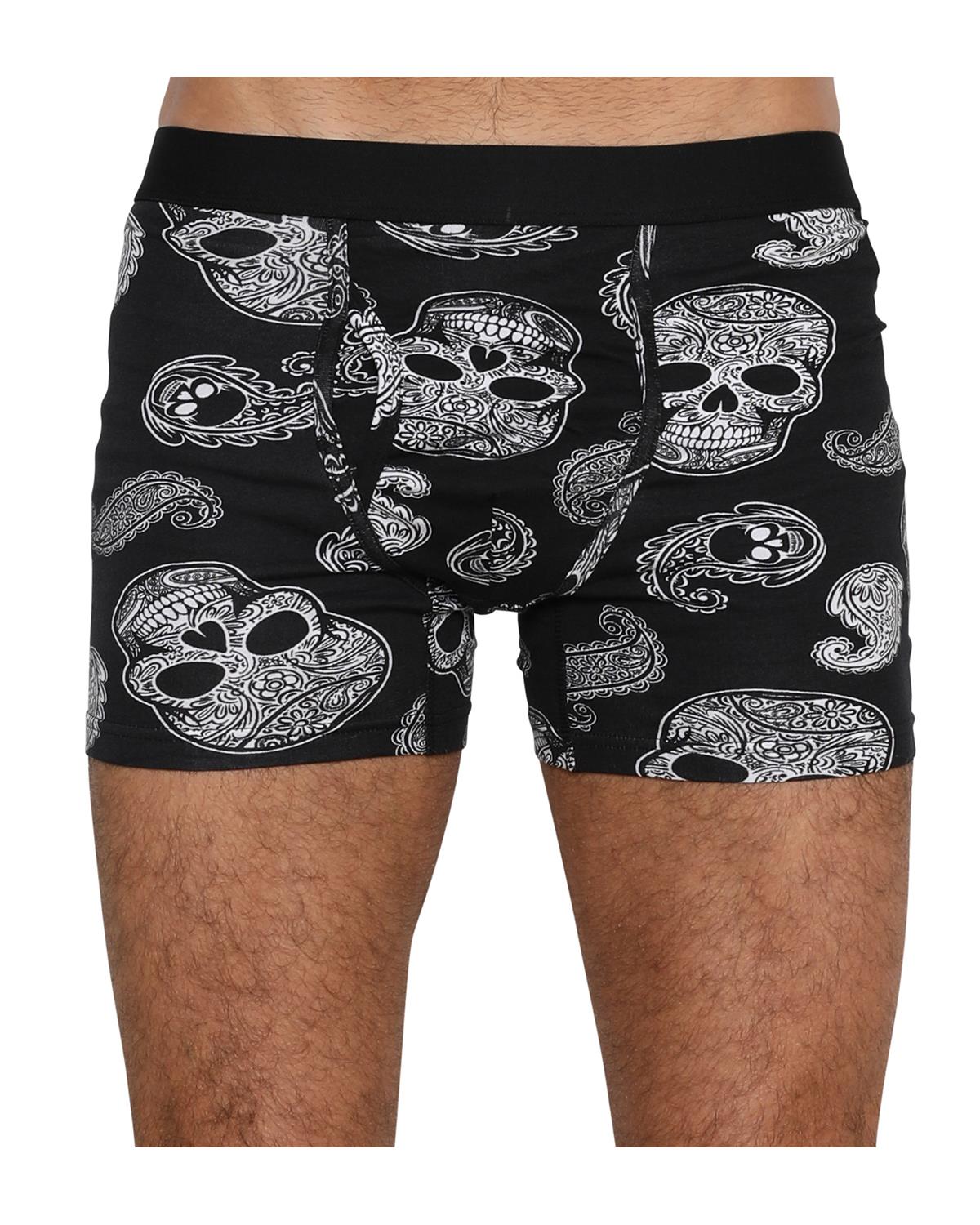 Men's' Underwear Fun Print Briefs Adult Boxer Shorts