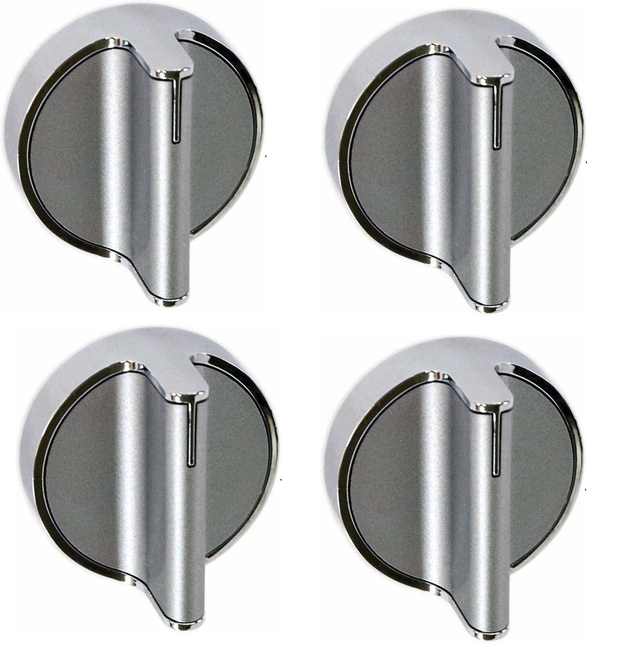 Bouton de Brûleur Compatible avec Whirlpool Range W10828837 (Lot de 4)