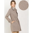 thumbnail image 2 of INSPIRE CHIC Manteau d'Hiver pour Femme à Col Peter Pan, à Simple Boutonnage, 2 of 6