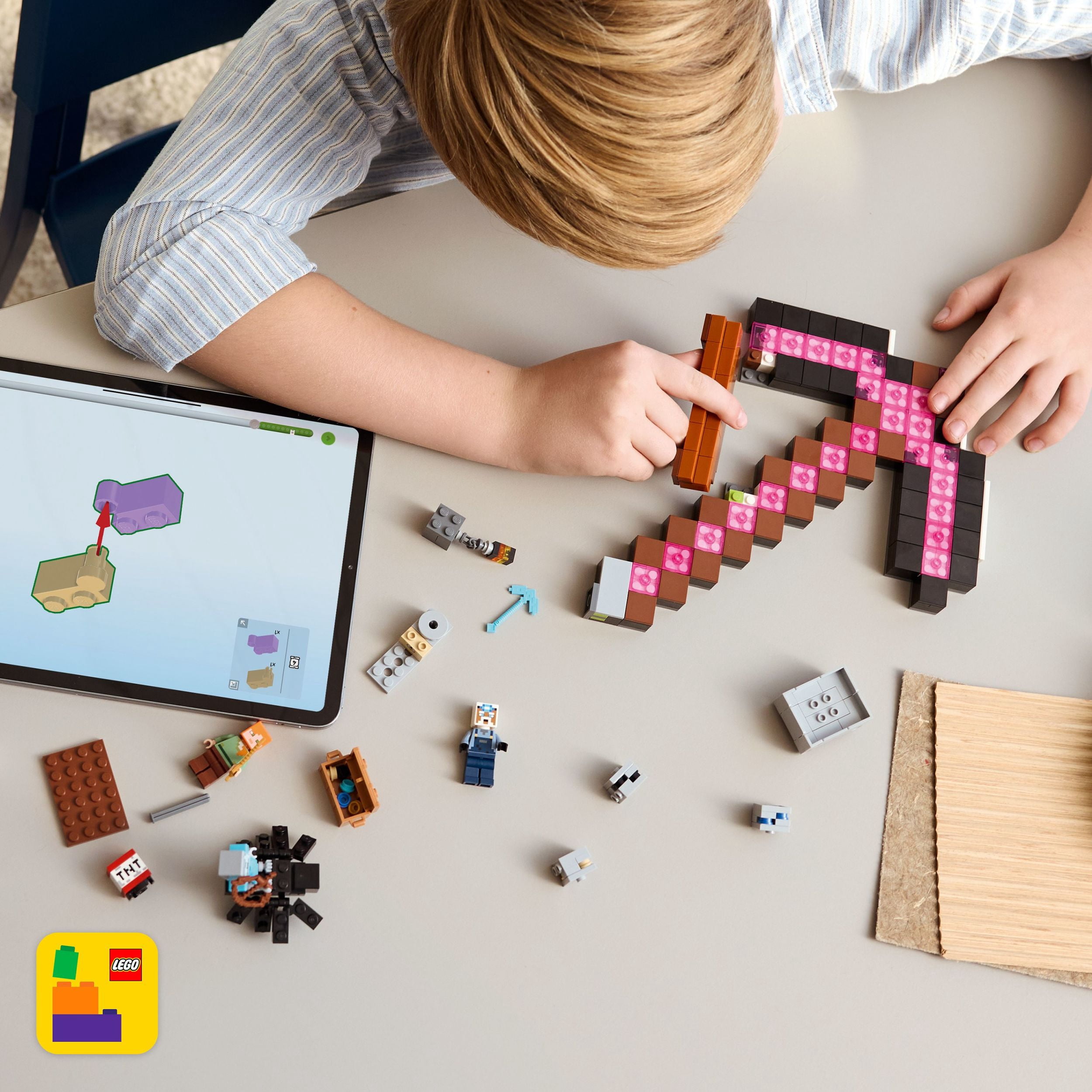LEGO Minecraft the Pickaxe Mine Kids Toy - Building Set for Boys and Girls - Minecraft Toy for Gaming Fans 8+ - Includes Alex, Miner, and Stray Spider Jockey Minifigure - Birthday Gift Idea - 21277