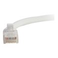 thumbnail image 2 of C2G 1ft Cat6a Snagless Unshielded (UTP) Network Patch Ethernet Cable-White - Patch cable - RJ-45 (M) to RJ-45 (M) - 1 ft - UTP - CAT 6a - molded, snagless, stranded - white, 2 of 4