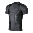 thumbnail image 1 of Chandail de Compression Rembourré Haut Protecteur Côtes Protecteur de Poitrine pour Rugby Football Paintball Baseball Basketball, 1 of 6