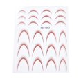 thumbnail image 2 of HOARBOEG Nail Gradient French Sticker Crescent Smile Sticker-thin French Lines Arcs-assisted Nail Decal Ornaments Clearance Sale, 2 of 7