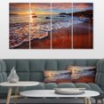 thumbnail image 1 of Design Art - Superbe Plage Océanique au Coucher du Soleil, 1 of 3