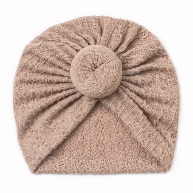 Turban Noué Élégant pour Tout-Petits Filles et Garçons Couvre-Chef Extensible Doux