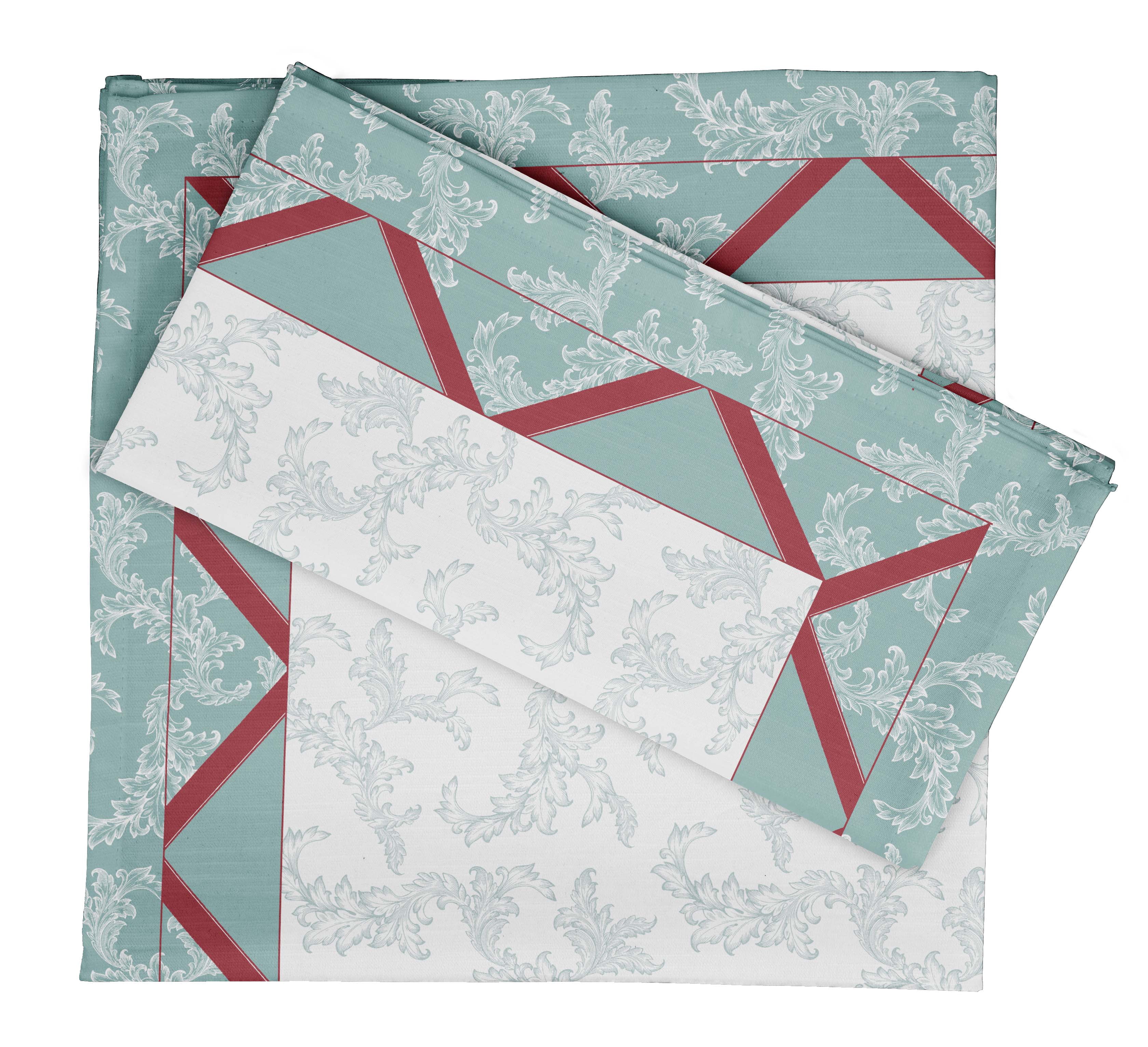 Vargottam Collection de Luxe Linge de Table Décor Serviette en Coton Tissu Imprimé Serviettes Réutilisables Ensemble de 12, 20 X 20 - Batik Asiatique