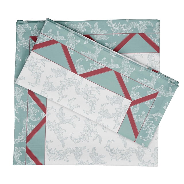 Vargottam Collection de Luxe Linge de Table Décor Serviette en Coton Tissu Imprimé Serviettes Réutilisables Ensemble de 12, 20 X 20 - Batik Asiatique