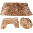 thumbnail image 3 of Quick Dry Contour Rug , Soft Washable Non Slip Toilet Lid Cover, For Bathroom Jaune, 3 of 8