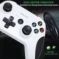 thumbnail image 4 of MesaSe Wireless Controller for Xbox One 2.4G Wireless Connection Pc Controller 0 Dead Zone Game Joystick with Dual-Vibration with Receiver for  /One Elite/Xbox One/One S/One X/Pc Windows, 4 of 7