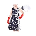 thumbnail image 1 of Robe de Fille Costume d'Halloween pour Dalmatians Perruque Serre-Tête Gants Rouges 14 Ans, 1 of 7