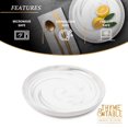 thumbnail image 2 of Thyme & Table Assiette ronde en grès marbré gris, 2 of 6