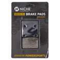 thumbnail image 1 of Niche Rear Brake Pad Set for Kawasaki Ninja ZX12R Organic Motorcycle 519-KPA2556D, 1 of 5