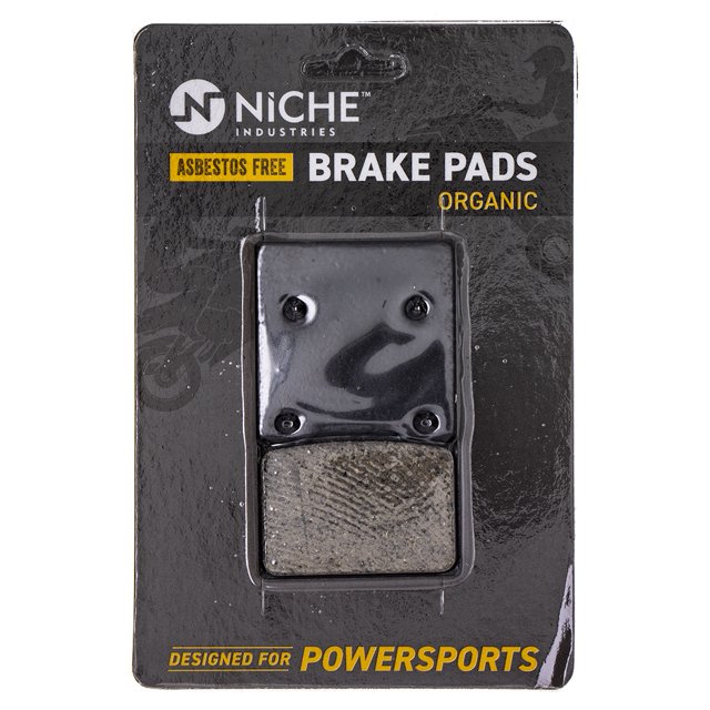 Niche Rear Brake Pad Set for Kawasaki Ninja ZX12R Organic Motorcycle 519-KPA2556D